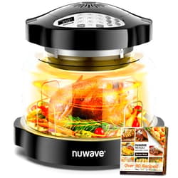 Nuwave Oven Pro Plus Air Fryer, Infra-Red Countertop, 2025 Advanced Convection, No Defrosting or Preheating, Cook Fresh or Frozen, Durable Power Dome, 100 Presets & 50 Memory, PFAS Free, Black