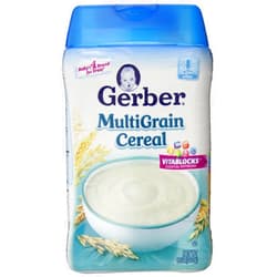 Gerber Baby Cereal 2nd Foods, Grain & Grow, Multigrain, 8 Ounces (Pack of 6)