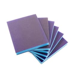 Jamiikury 6Pcs 220 Grit Sanding Sponge, Jamiikury Sanding Blocks Washable and Reusable, Wet Dry Sandpaper Sponge for Wood Metal Furniture Paint and Drywall