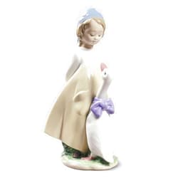 NAO My Friend Goose. Porcelain Goose Figure.