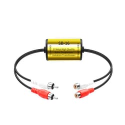 YAODHAOD Ground Loop Isolator, Amplifier Noise Filter for Car Audio & Home Stereo,Feedback Loop Isolator,Stereo Noise Suppressor Reducer Alternator