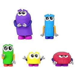 Fisher-Price StoryBots Figure Pack, set of 5 figures featuring characters from the Netflix series for preschool kids ages 3 years and older