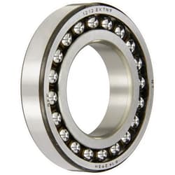 SKF 1207 EKTN9 Double Row Self-Aligning Bearing, Tapered Bore, ABEC 1 Precision, Open, Plastic Cage, Normal Clearance, Metric, 35mm Bore, 72mm OD, 17mm Width