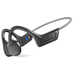 Generic Bone Conduction Headphones,Upgraded IPX7 Waterproof Wireless Running Earbuds,Open Ear Headphones Bluetooth 5.3 with Mic,10H Playtime for Running,Cycling,Hiking,Gym,Workout. (Gray)
