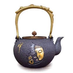 GHJKLZNMRU Teapot - Cast Iron Boiled Tea Kettle Hand-Like Tea Stove Boiled Tea Pot Teapot Electric