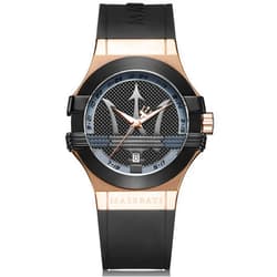 Maserati Men's R8851108002 Potenza Analog Display Analog Quartz Black Watch