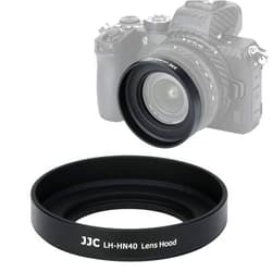Fotasy JJC Dedicated Black Screw-in Lens Hood Shade for Nikon NIKKOR Z DX 16-50mm f/3.5-6.3 VR, Replace HN-40 Lense Hood, Compatible with 46mm Cap,LH-HN40P