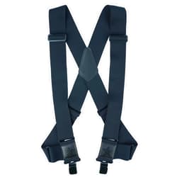 KUNN Men's Suspenders Heavy Duty 2 Inch Side Clip Adjustable Elastic Braces Truck Style Work Suspender