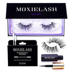 MoxieLash Sassy Kit - Mini Liquid Magnetic Eyeliner for Magnetic Eyelashes - No Glue & Mess Free - Fast & Easy Application - Set of Sassy Lashes & Instruction Card Included (Sassy Lash Kit)