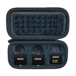ILouxNei Case Compatible with RØDE Rode Wireless GO Gen 3 III/II Compact Wireless Mic,Black(Only Case)