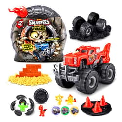 ZURU SMASHERS Smashers Monster Truck Surprise (Dino Truck) by ZURU Boys with 25 Surprises Collectible Monster Truck Surprise Smash Slime Sand Compounds Discovery