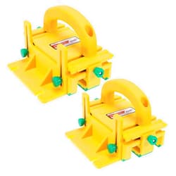 MICRO JIG MICROJIG GRR-RIPPER GR-100 3D Adjustable Table Saw Pushblock, 2-Pack, Yellow