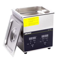 LACHOI Ultrasonic Cleaner 2L SUS304 with Digital Timer&Heater 40kHz Ultrasonic Jewelry Cleaner Machine Lab Ultrasonic Parts Cleaner for Jewelry Watch Ring Coin Diamond Glasses Lab Ultrasonic Cleaner