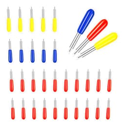 AJulyBee 30 PCS Cricut Accessories Blades for Cricut Explore Air Maker Expression, AJulyBee Premium Replacement Blades 30° 45° 60°Cricut Explore Air 2 Accessories