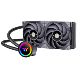 Thermaltake TOUGHLIQUID 240 ARGB Motherboard Sync All-in-One Liquid CPU Cooler, AMD (AM5/AM4) / Intel (LGA 1700/1200), 240mm High Efficiency Radiator CL-W319-PL12BL-B