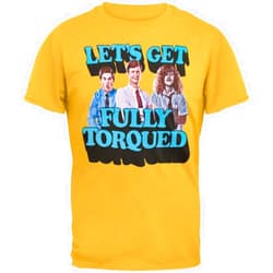 Old Glory Workaholics - Let's Get Fully Torqued Yellow Mens T Shirt