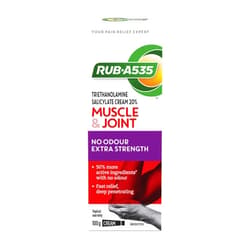 RUB A535 ULTRA STRENGTH NO ODOUR CREAM For Deep Penetrating Relief of Muscle, Joint & Arthritic Pain 100 g