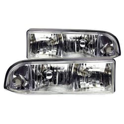 Anzo USA 111014 Chevrolet S10 Crystal Chrome Headlight Assembly - (Sold in Pairs)