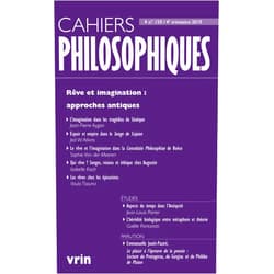 French Edition by Charlotte Murgier (Editor), Christelle Veillard (Editor), Jed W Atkins (Contributor), Isabelle Koch (Contributor), Jean-Louis Poirier (Contributor), Gaelle Pontarotti (Contributor), Voula Tsouna (Contributor), Sophie Van Der Meeren (Contributor) & 4 more Reve Et Imagination: Approches Antiques (Cahiers Philosophiques) (French Edition)