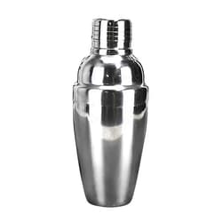 Yansanido 11.8 Oz Cocktail Shaker, 6.9 In x 3 In Stainless Steel Drink Shaker with Built-In Strainer for Martini, Bar and Margarita Mixed Tools (11.8 oz)