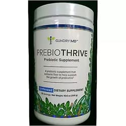 GUNDRY MD PREBIOTHRIVE Prebiotic Supplement for Digestive Support and Gut Health with Portable Travel Scoop