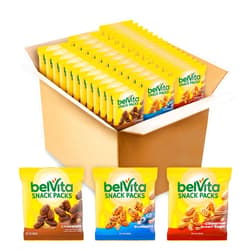 belVita Bites Breakfast Biscuits Variety Pack, 3 Flavors, 40 Snack Packs