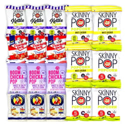 Niro Popcorn Snack Pack - Skinny Pop, Pirate's Booty, Cracker Jack, and Angie's | 18 Packs | Niro Assortment