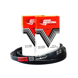 Jason Industrial Megadyne - Jason Industrial V-Belt - A61-4L630 – (Pack of 1) – Wrapped V-Belt - 63 Inch Length - 1/2 Inch Top Width - 11/32 Inch Thick
