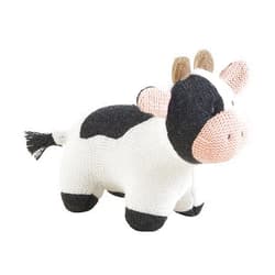 Mud Pie Children's Knit Rattle, Cow