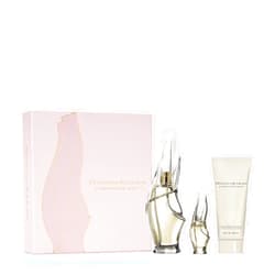 Donna Karan Cashmere Mist Eau de Parfum Everything Cashmere 3 Piece Gift Set For Women - Perfume Spray 3.4 Fl. Oz., Perfume Spray Deluxe Mini 0.17 Fl. Oz., & Body Lotion 3.4 Fl. Oz.