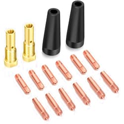 CATOOP FORTON 14PCS Flux Core Gasless Nozzle Tips Kit K3493-1, Compatible with Century FC90/80GL | Forney Easy Weld | Titanium Easy Flux | Lincoln | Craftsman | Chicago Electric, with .035