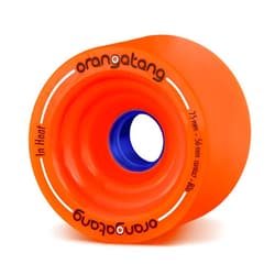 Orangatang in Heat 75 mm Downhill Longboard Skateboard Cruising Wheels (Set of 4)
