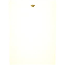 By Peter Pauper (Author) Gold Butterfly (Stationery) (Letter-Perfect Stationery Series)
