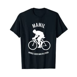 Pigeon Street Tees Bike Cycling Middle Aged Man Mamil T-Shirt