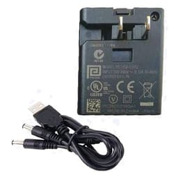 UpBright 5V AC/DC Adapter Wall Charger + Dual Charging USB Cable Cord Compatible with IQVenture T880 T430 T 880 T 430 IQ Venture Pet Dog Training Collar Shock Trainer Rechargeable Transmitter Receiver