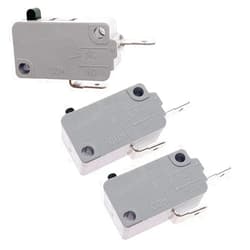 Yoiilnz KW3A Microwave Oven Door Switch 16A 125/250V Door Interloc (2 Normally Open and 1 Normally Closes)