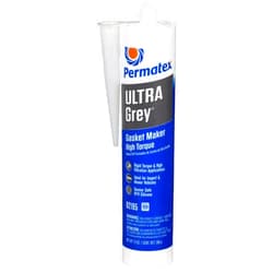Permatex 82195 Ultra Grey Rigid High-Torque RTV Silicone Gasket Maker, Sensor Safe And Non-Corrosive, For High Torque And Vibration Resistant Applications, 13 oz