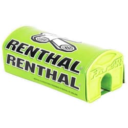 Renthal P330 Limited Edition Fatbar Pads Off-Road Motorcycle Accessories - Green/One Size