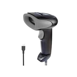 VENREA QR 1D Barcode Scanner, USB Wired Handheld High Speed QR Code Reader Compatible for Windows/Mac Square POS System Mobile Payment 1D Code on PC and Phone Screen
