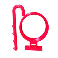 Justponics Aqua Cove - Red Inverted Mason Jar Holder for Aquariums