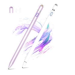 SOCLLLife Active Stylus Pens for Touch Screens, Dual Pen Tips for iOS & Android Drawing & Writing, High Precise Digital Pencil for Apple iPhone 15 to 6, iPad Air/Pro/Mini, Phone/Tablet/Samsung/Kindle