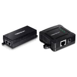 TRENDnet Gigabit Power Over Ethernet Plus Injector, Converts Non-Poe Gigabit to Poe+ Or PoE Gigabit & Gigabit PoE Splitter, 1 x Gigabit PoE Input Port, 1 x Gigabit Output Port, Up to 100m