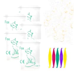 Annhua 500 Pcs Orthodontic Elastic Rubber Bands, 4.5 Oz 1/4