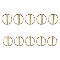 HarParBar Lynch Pin 10Pcs 6mm Trailer Lock Pin Safety Retaining Pins Locking Pin Fasteners for Boat Kayak Canoe Trailer Tractor Trolley