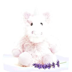 warmies Junior Microwavable & Weighted Stuffed Animals, Unicorn - Heated Stuffed Animal Plushie for Warmth & Comfort - Cute Soft Plush Toys for Adults & Children (Boys, Girls, Babies & Toddlers)