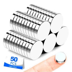 BEST CHOICE MAGNETS Small Magnets, 50 Pack Refrigerator Magnets 15x3mm Rare Earth Magnets Neodymium Magnets for Crafts, Whiteboard, Kitchen Cabinet