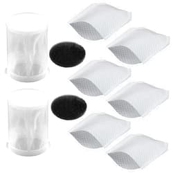 Aolleteau A-50463 A-50728 Filter Compatible with Makita Cordless Vacuums XLC02RB1W, XLC02ZB, CL070D, CL100D, CL106FD, CL110D, CL140FD, CL141FD, CL180FD, CL181FD (2 Pack HEPA & 6 Pack Cloth Filter)
