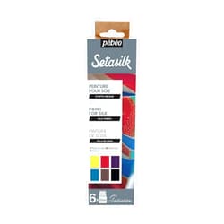 Pebeo Initiation Set 6X20ML Setasilk, Assorted