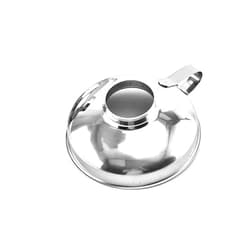 CISHNOU Canning Funnel, Canning Funnel for Wide and Regular Jars, 1 PC Stainless Steel Canning Supplies Kitchen Funnel Mason Jar Funnel with Handle for transferring Liquid Spices Powder Beans jam nut(Small)