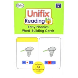 Didax Unifix Reading: Early Phonics Word-Building Cards Small